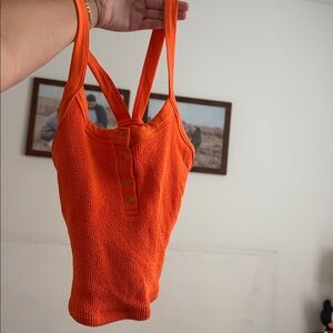 Free People orange tank